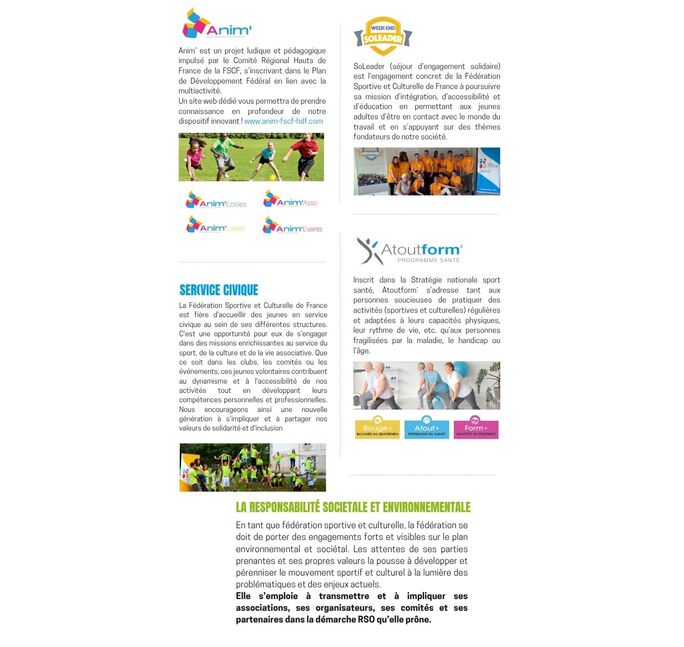 LES ACTIONS DU COMITE REGIONAL 